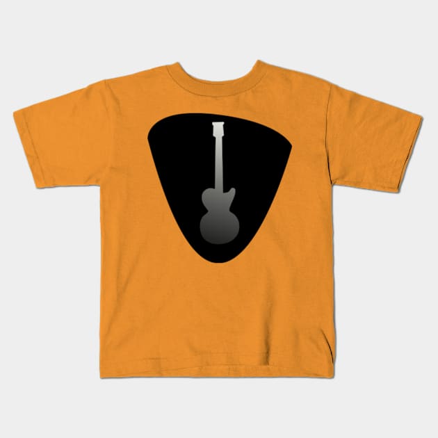 Minimalist guitar Kids T-Shirt by RENAN1989